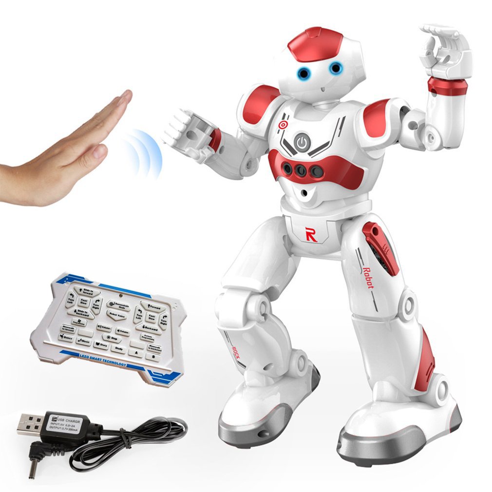 JJRC R2 RC 로봇 장난감 스마트 춤 로봇 i 대화 형 장난감 로봇 지능형 Robotica Robo 액션 피규어 어린이 장난감
